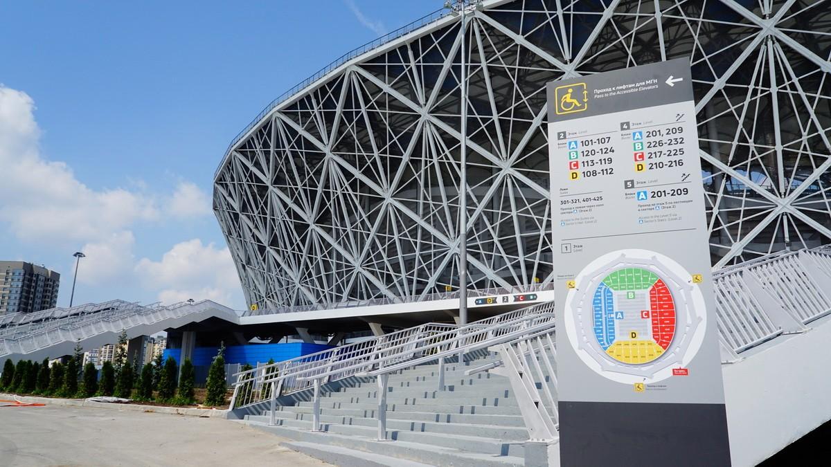 坐落于伏尔加河畔的璀璨钻石——俄罗斯足球体育馆 Volgograd / PI ARENA