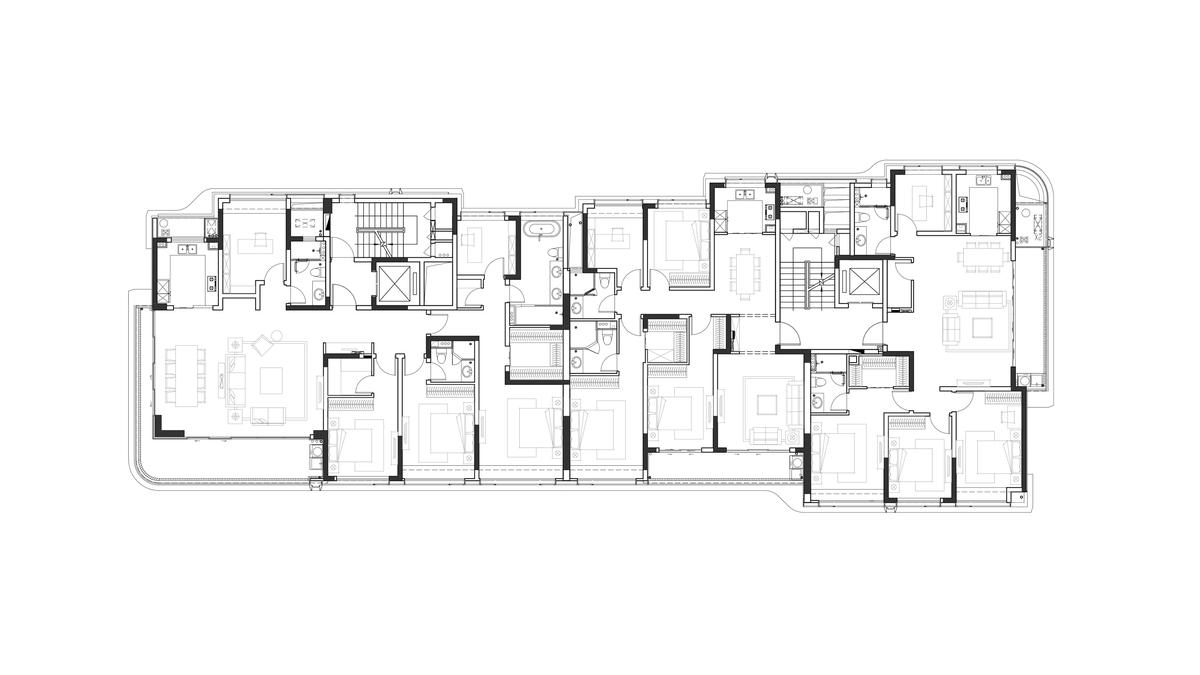 32小高层标准层平面 .gad · line+ studio.jpg
