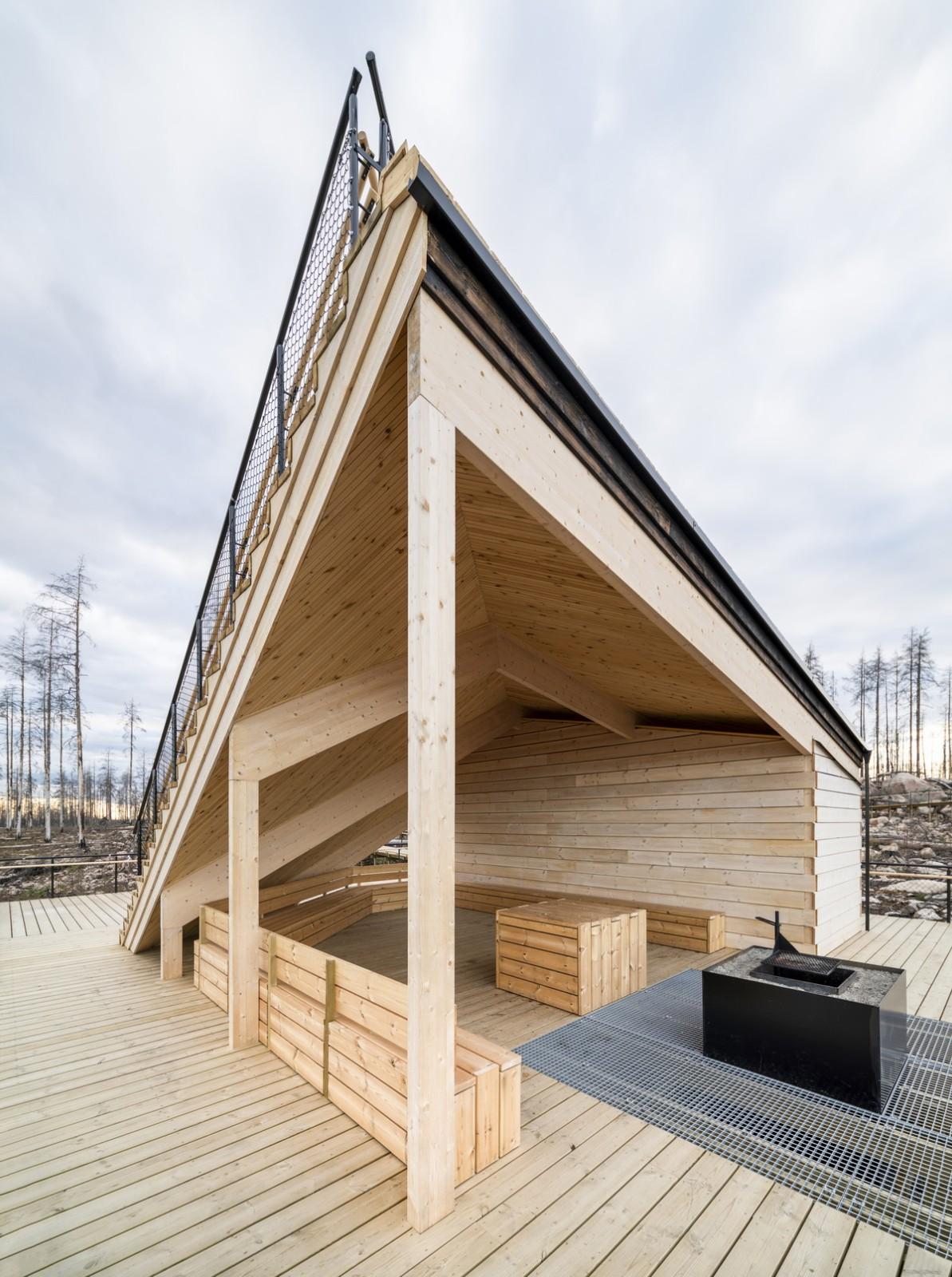 瑞典森林游客中心 / pS Arkitektur