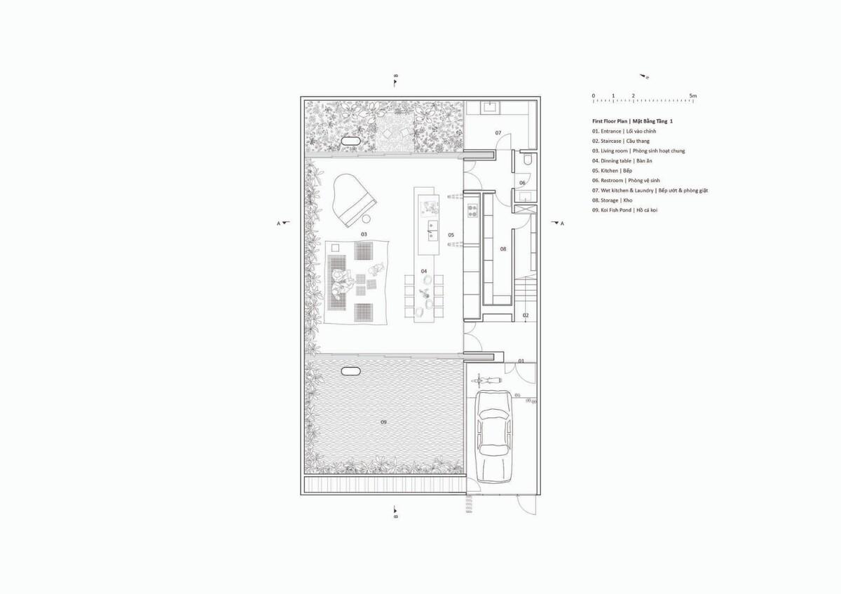 天空之家，星星点点绿意营造心灵居所 / MIA Design Studio