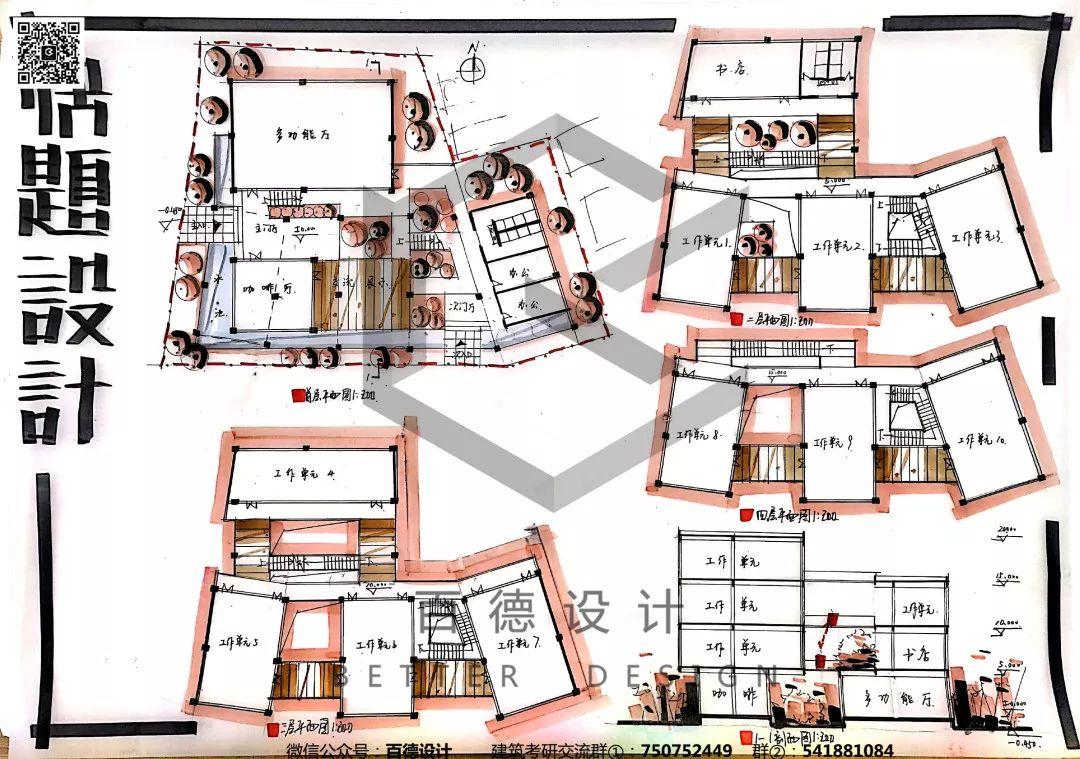 快题解析｜深大2019专硕-创想家设计解析（优秀快题+视频+课件)