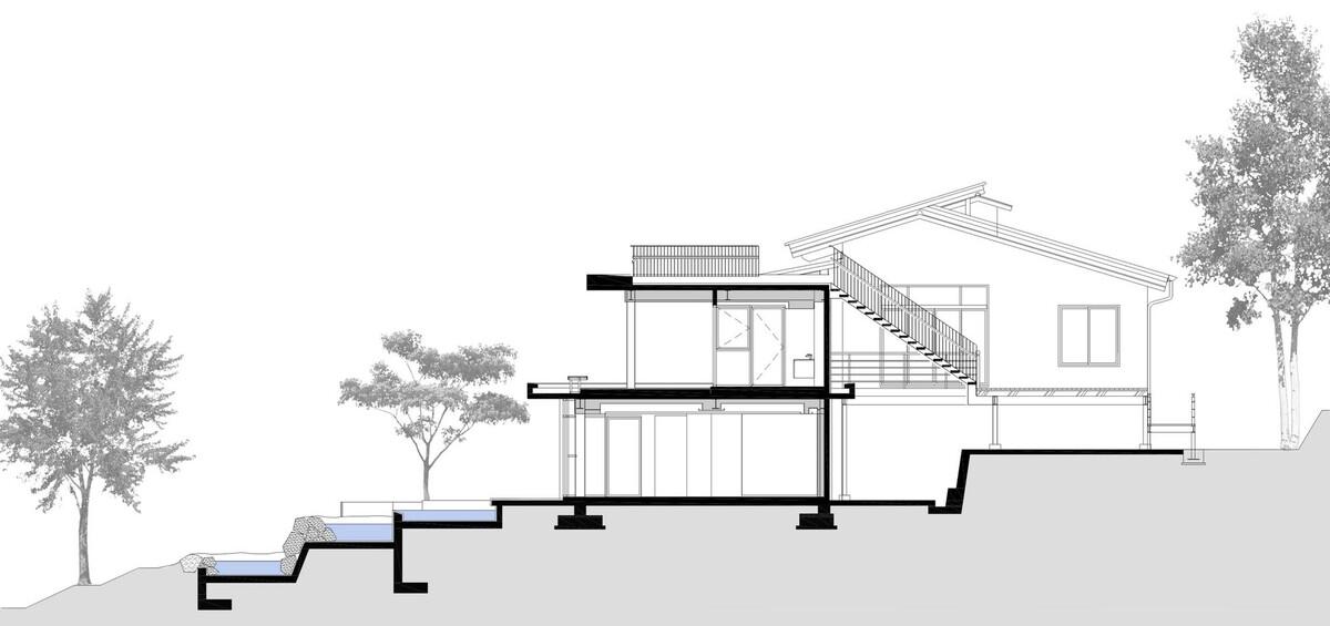 水平延展的“山水”之家 / 原典建筑师事务所
