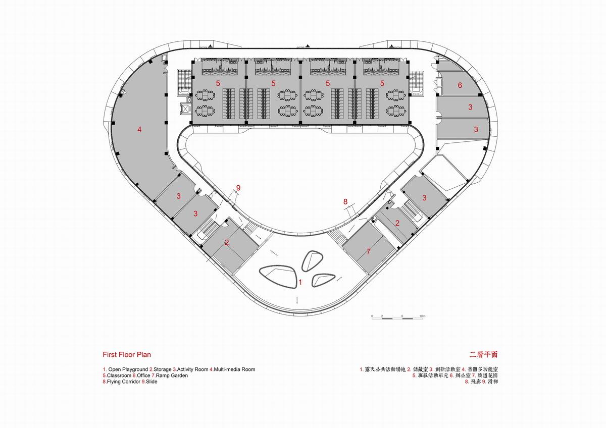 03. 旭辉甜甜圈幼儿园 二层平面图 CIFI Donut Kindergarten Second Floor Plan.jpg