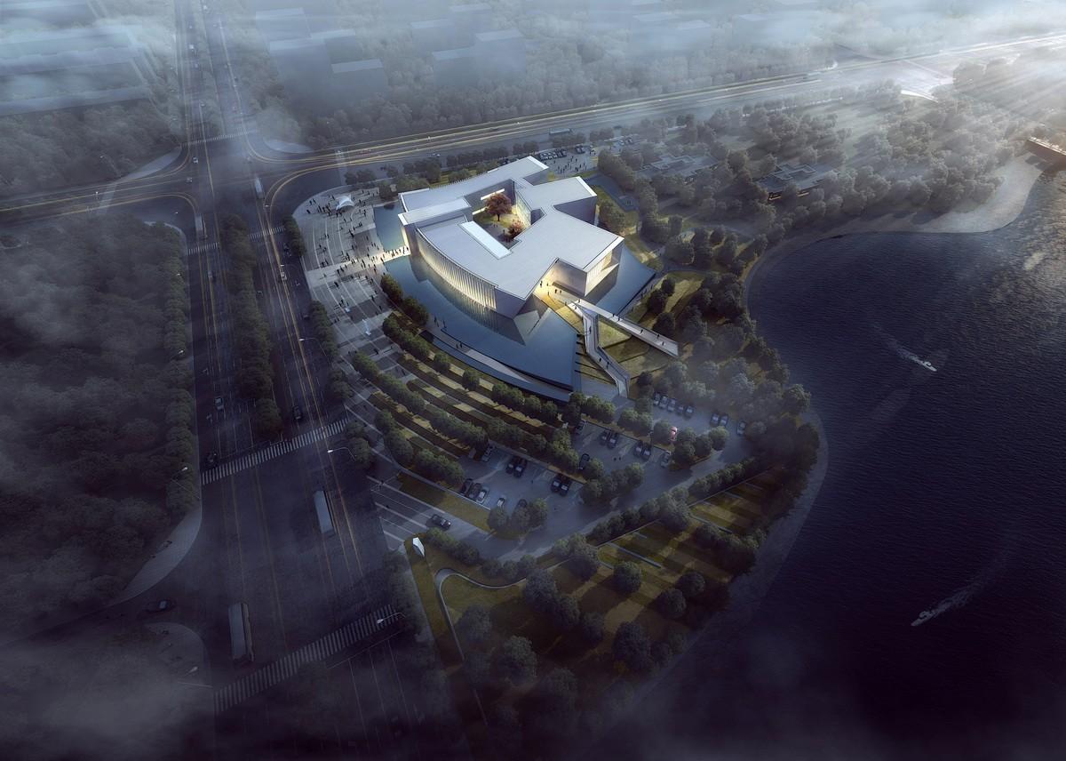流动中的空间变换——张家港智慧科学城城市展厅 / 上海天华建筑设计