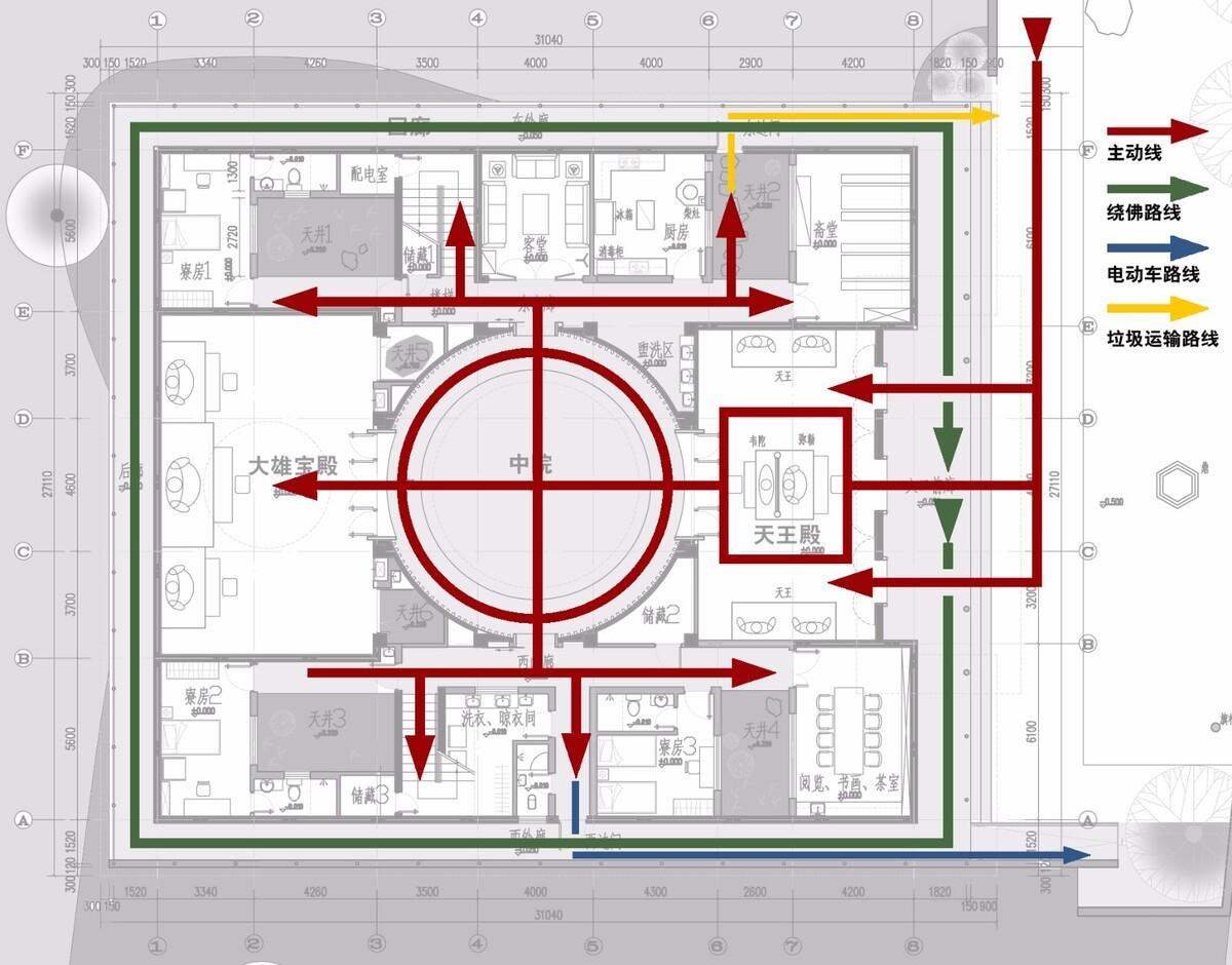 于空灵之处，觅得静修：江苏扬州观音院 / 上海善祥建筑设计