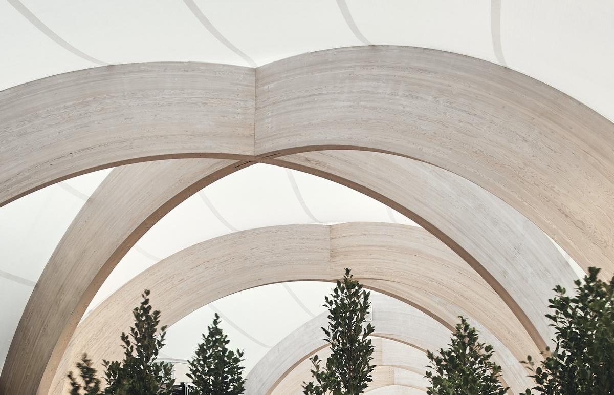 查德斯通拱形新地标：“The Link”步行道 / Make Architects