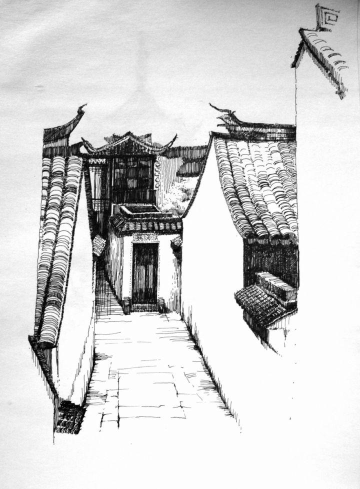 精选丨怎么系统地自学钢笔建筑手绘——一个手绘爱好者的满满干货贴