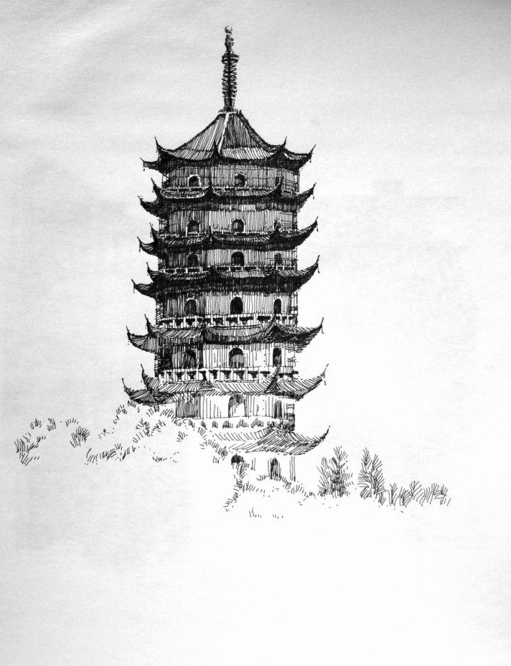 精选丨怎么系统地自学钢笔建筑手绘——一个手绘爱好者的满满干货贴