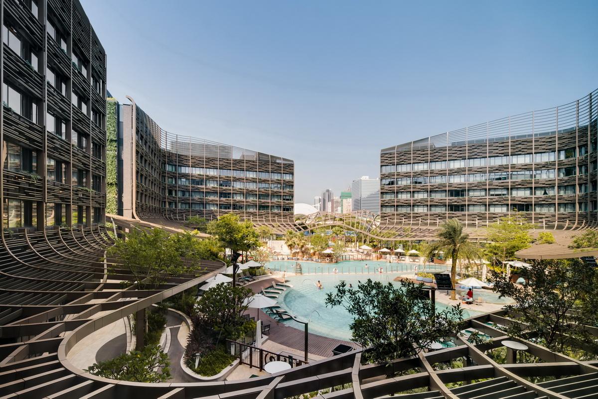 海洋公园万豪酒店，海洋氛围中的都市度假胜地 / Aedas