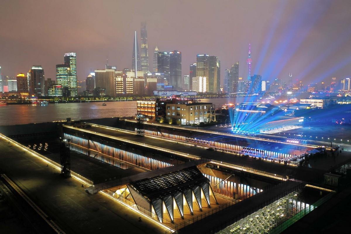 2019上海城市空间艺术季主展场入口安检棚 / 同济原作设计工作室