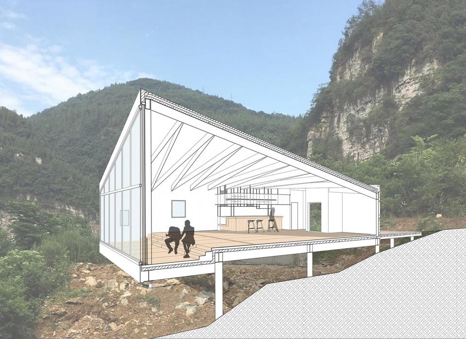 剖透视，sectional perspective ©三文建筑.jpg