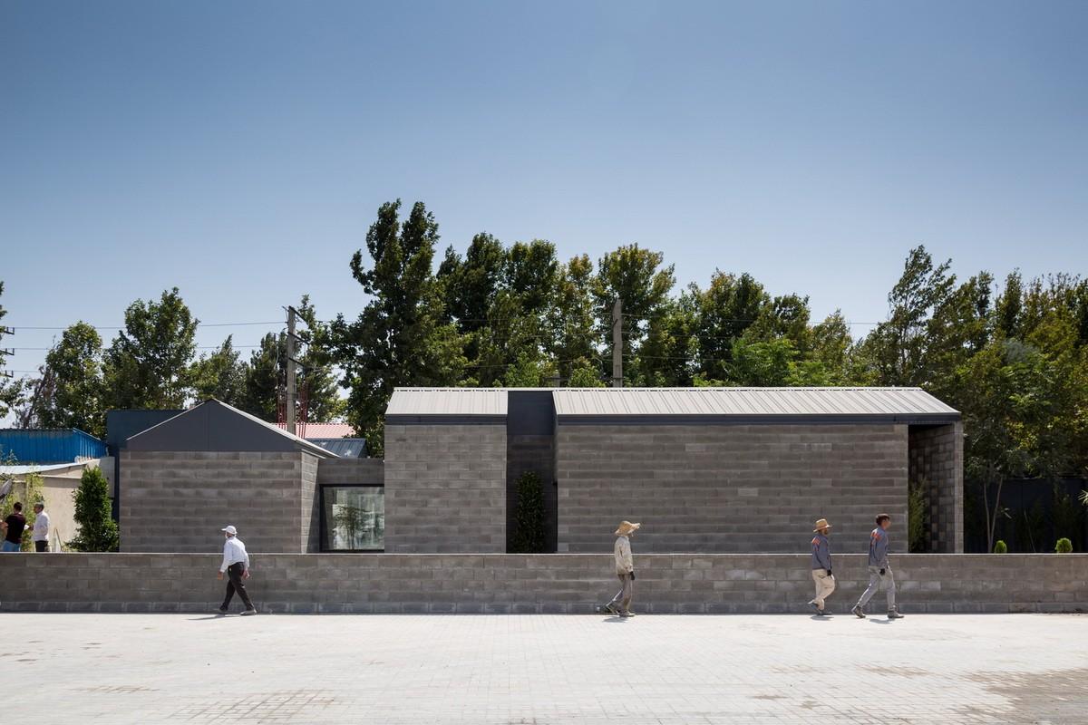 Aptus 工厂展厅，庭院与光影之歌 / Hooba Design
