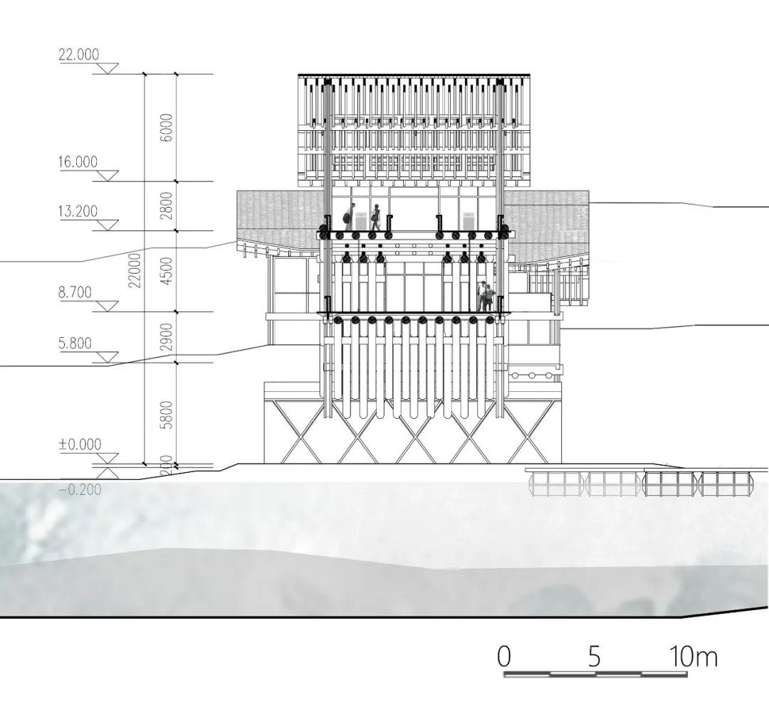2019基准杯二等奖 | 用传统木拱桥工艺搭建水岸工艺馆