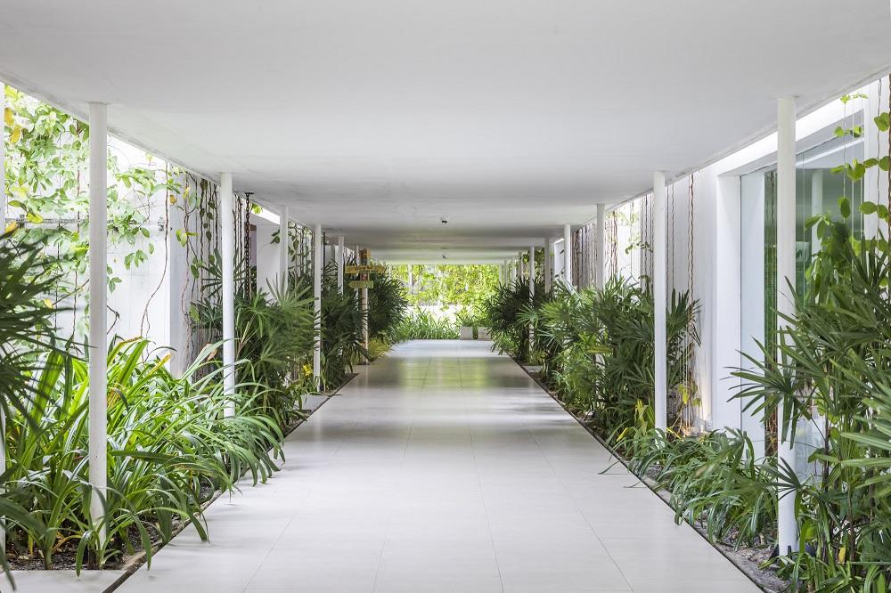 Thanh长湾画廊，绿色极简空间 / MIA Design Studio