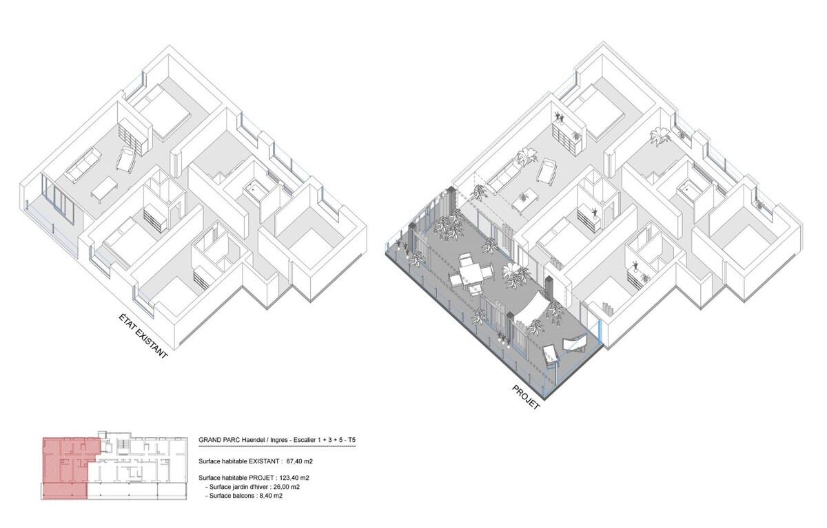 2021普奖得主代表作品 | 530户公寓改造 | Lacaton & Vassal + Frédéric Druot + Christophe Hutin architecture