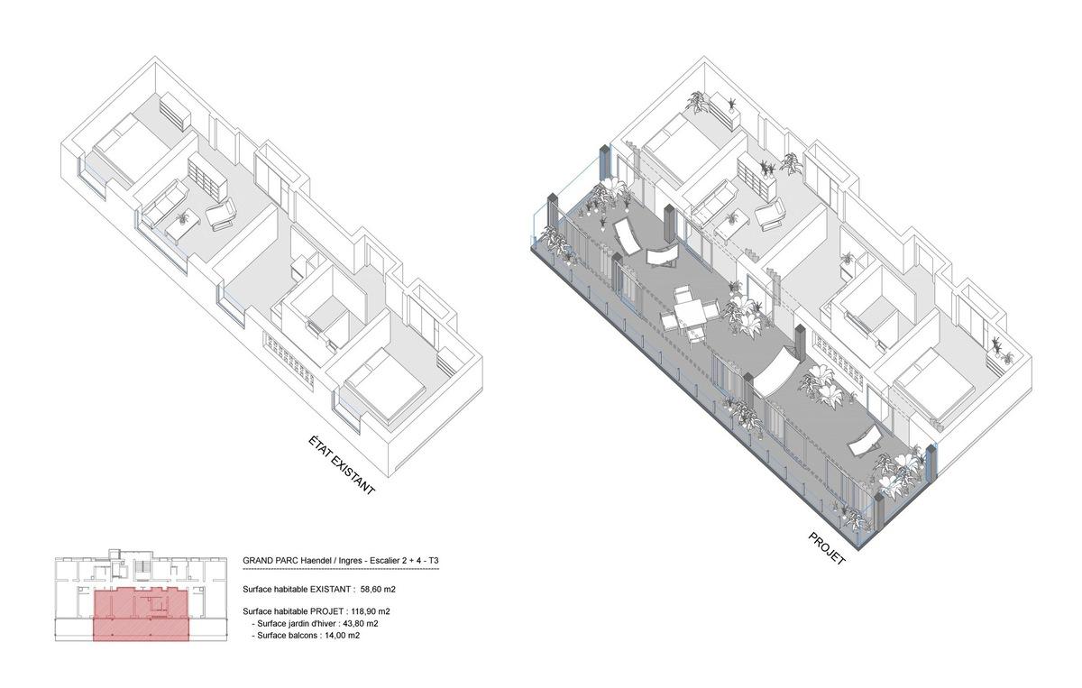 2021普奖得主代表作品 | 530户公寓改造 | Lacaton & Vassal + Frédéric Druot + Christophe Hutin architecture