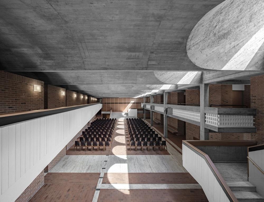 尼古拉学院改造更新，精简的材料，纯粹的空间 / MoDusArchitects