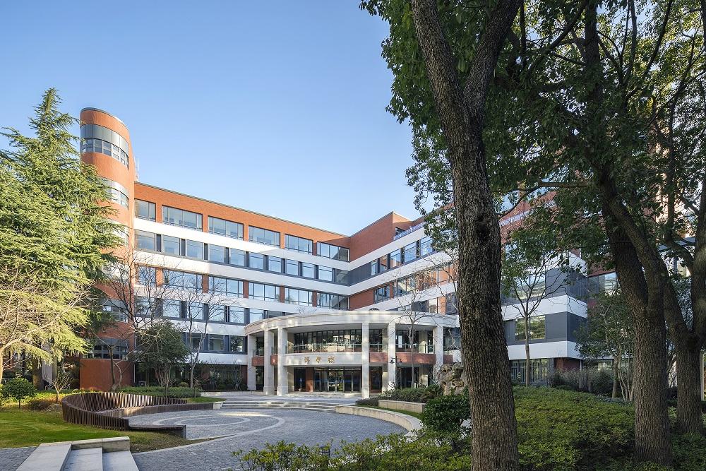 复旦附中博学楼外立面改造上海华都建筑规划设计有限公司hdd