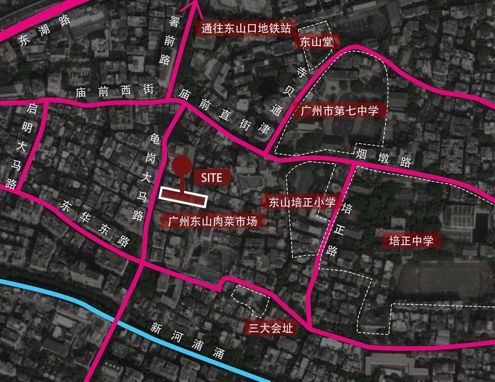 彩色，诗意的日常：广州东山肉菜市场改造/奥默默工作室