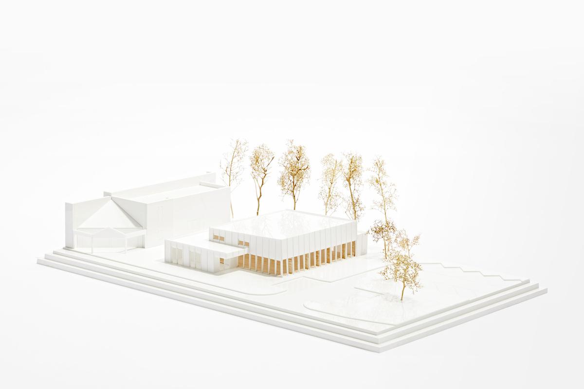 法国第一座大麻混凝土砌块体育馆/Lemoal Lemoal Architectes