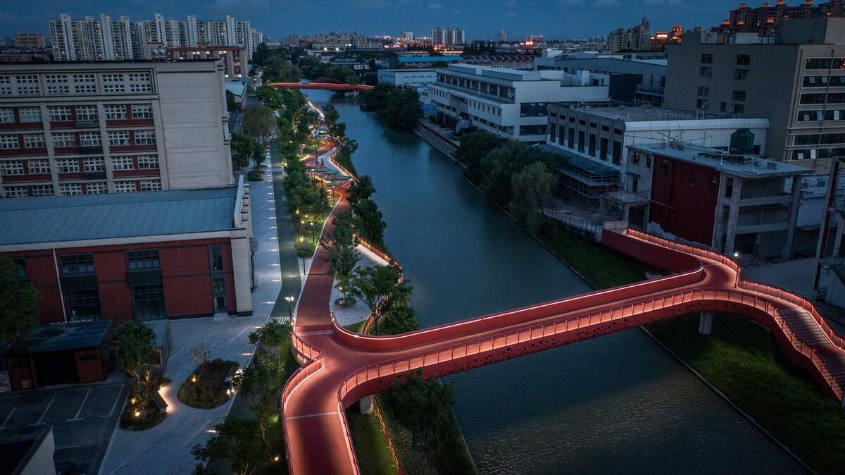 上海闵行横泾港东岸滨水，景观公共空间改造 / SPARK Architects