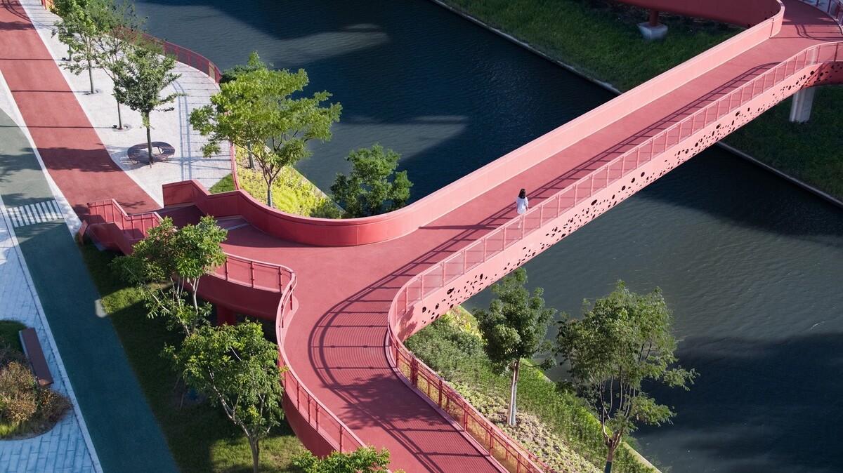 上海闵行横泾港东岸滨水，景观公共空间改造 / SPARK Architects
