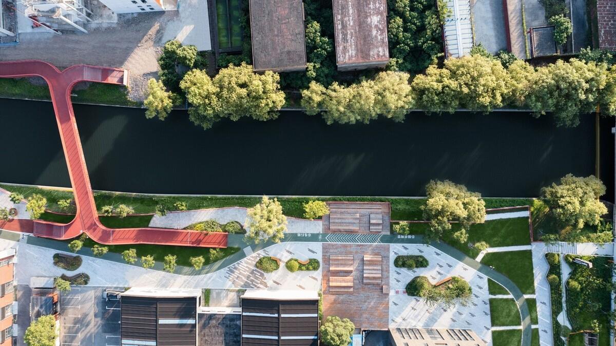 上海闵行横泾港东岸滨水，景观公共空间改造 / SPARK Architects
