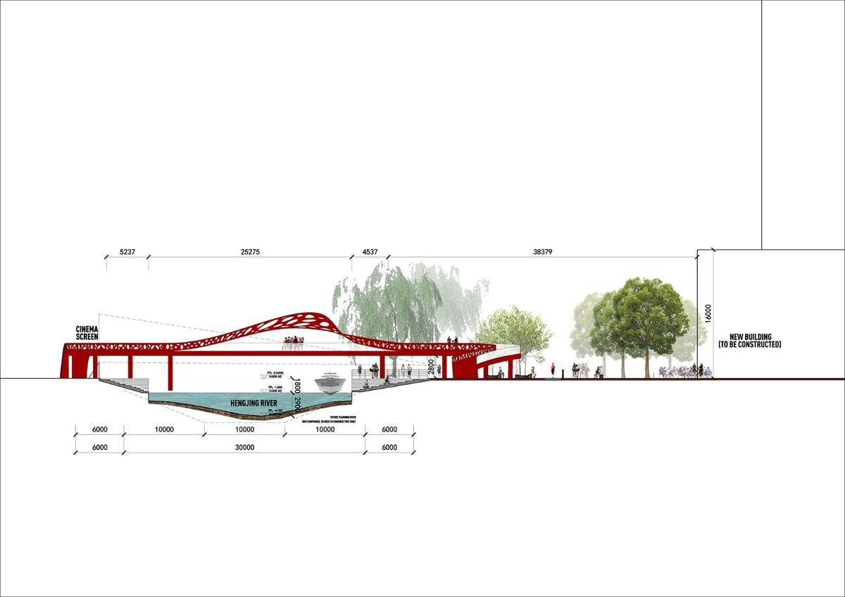 上海闵行横泾港东岸滨水，景观公共空间改造 / SPARK Architects