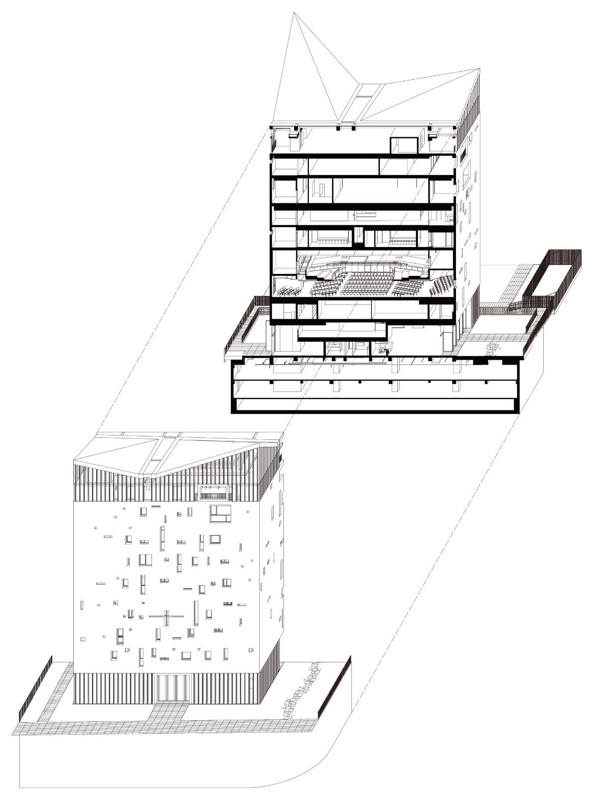 垂直教堂，淡江教堂 / Behet Bondzio Lin Architekten