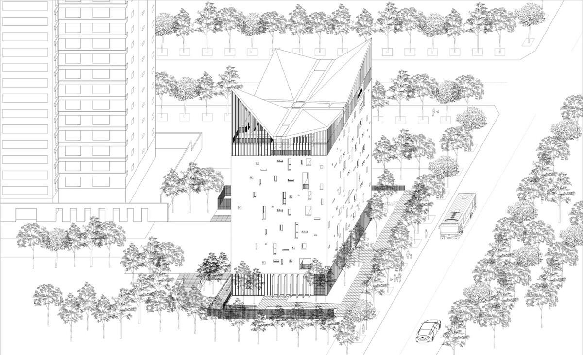 垂直教堂，淡江教堂 / Behet Bondzio Lin Architekten