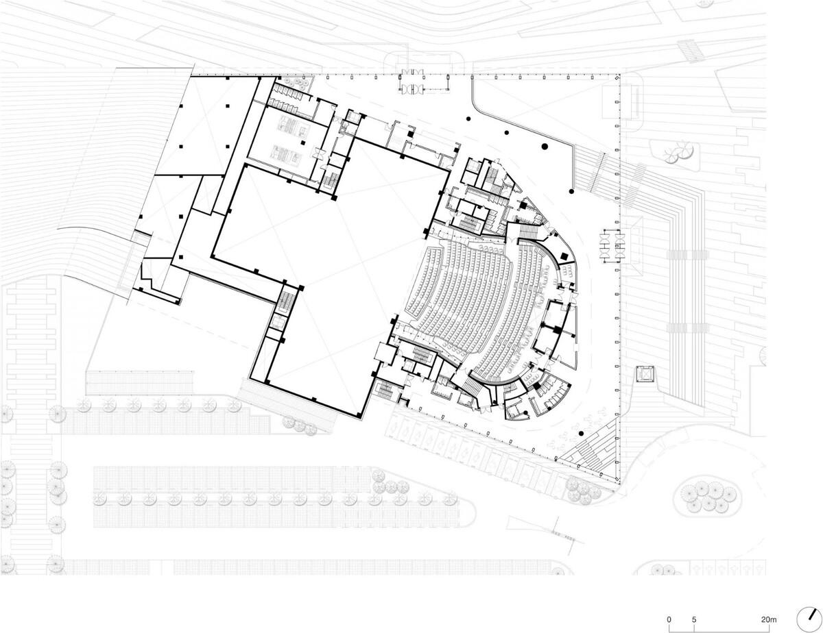 掀起大地，世宗文化艺术会馆 / Designcamp Moonpark dmp