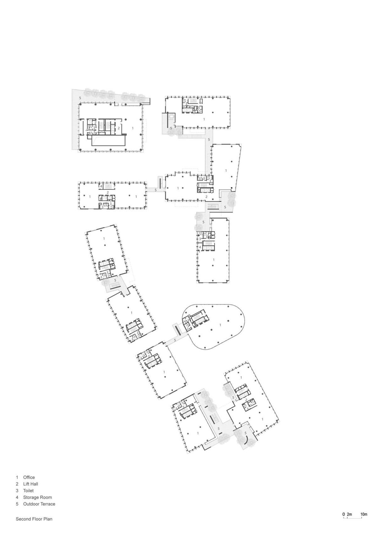 成都麓湖漂浮总部办公楼 / 直向建筑
