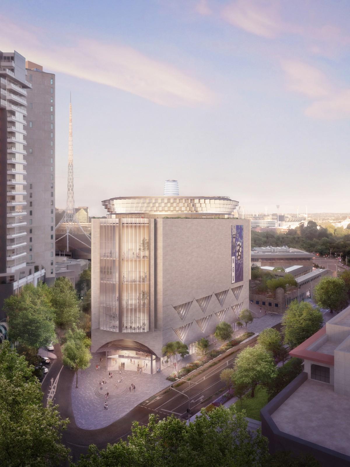 澳大利亚最大的当代艺术画廊 NGV Contemporary方案公布 / Angelo Candalepas and Associates 