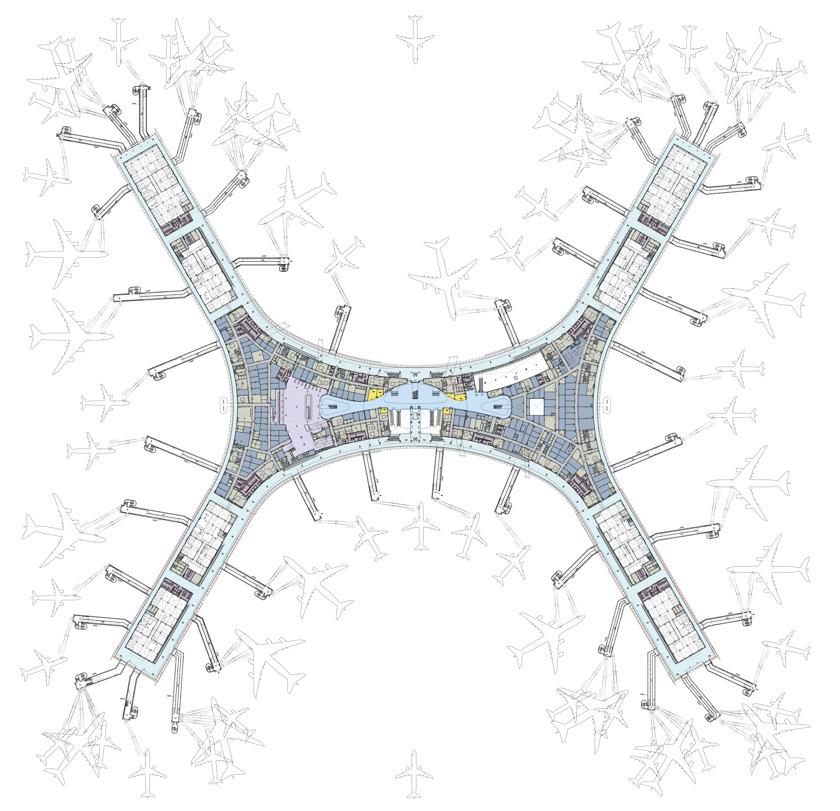 航空建筑新标杆：深圳宝安国际机场卫星厅 / GDAD、Aedas、兰德隆与布朗