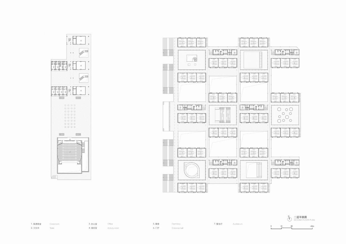 平行与光的学校——青衣江路小学校 / 迹·建筑事务所（TAO）