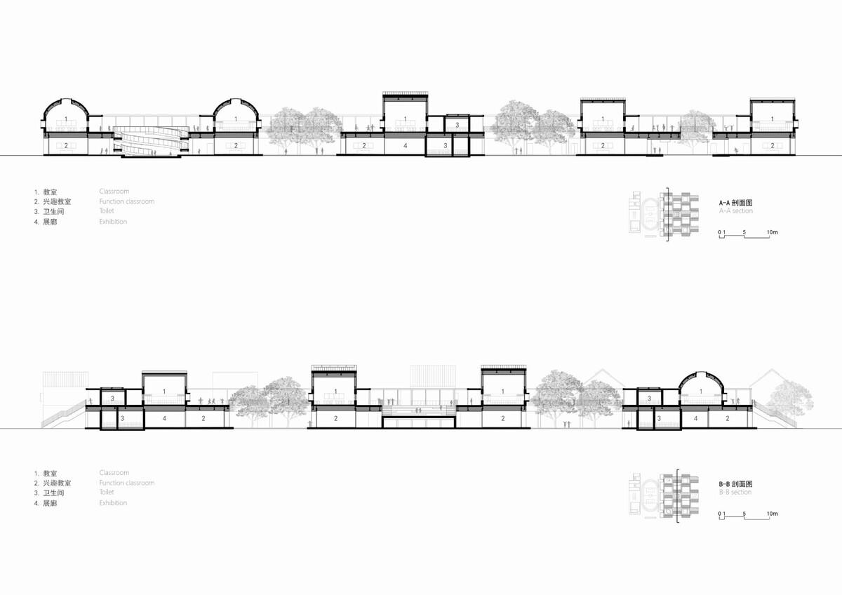 平行与光的学校——青衣江路小学校 / 迹·建筑事务所（TAO）