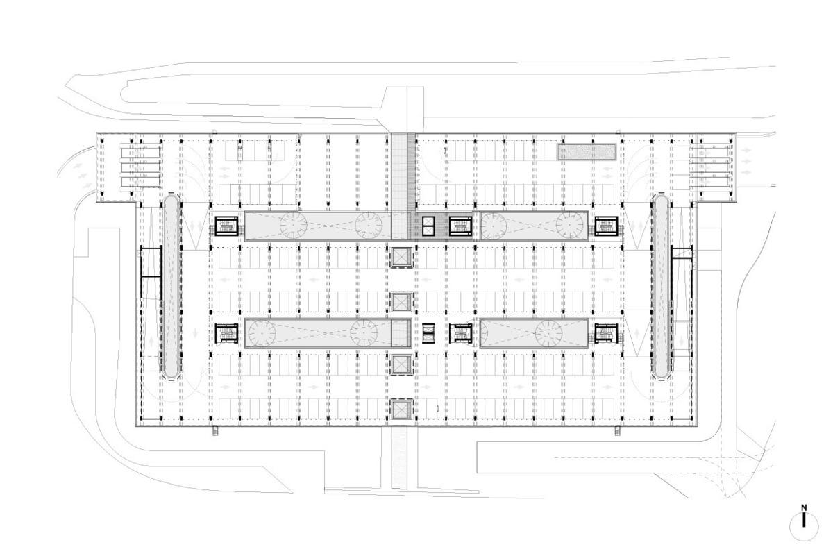 Park+Ride新模式，私人交通+公交交通 / HUB