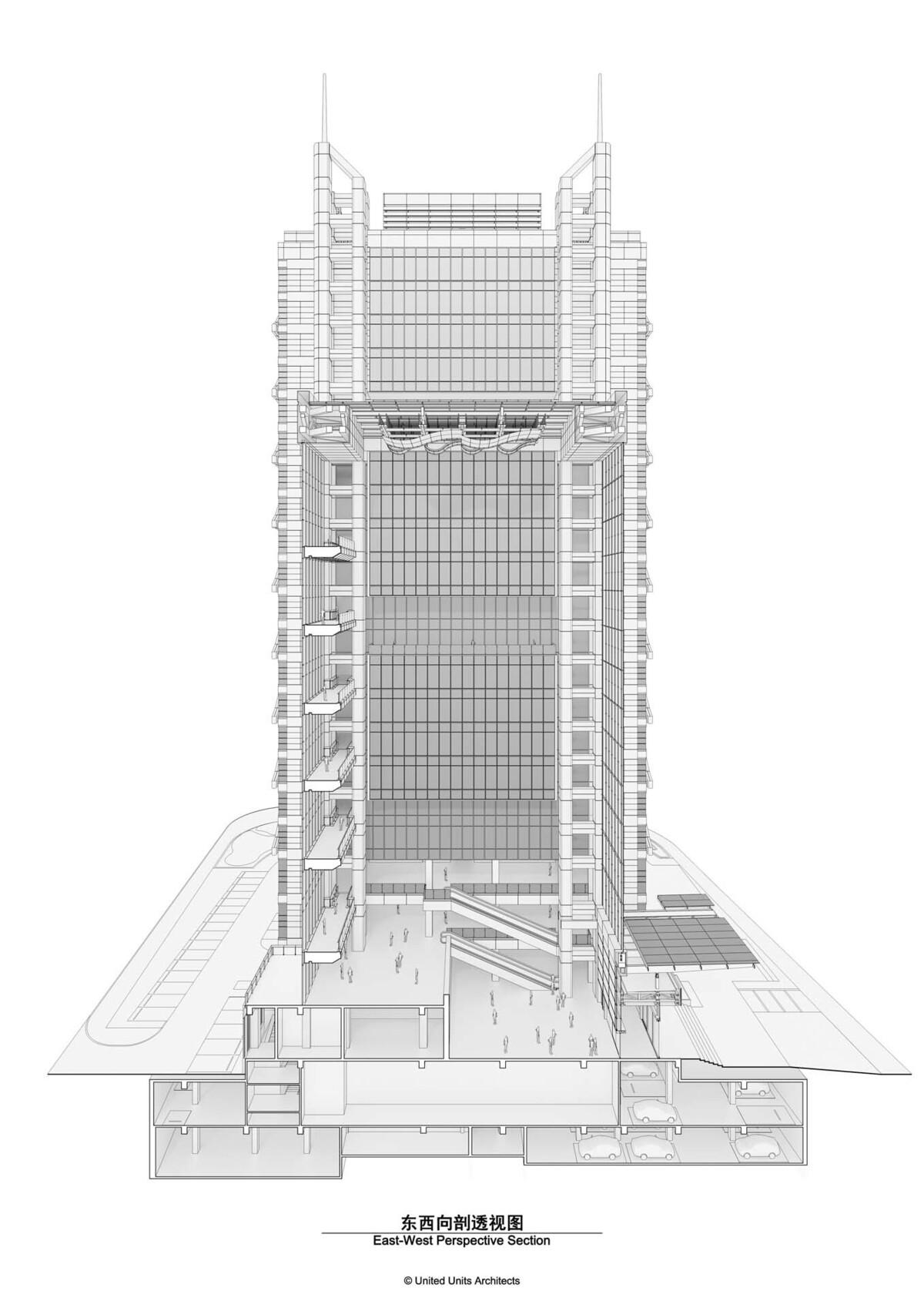 双擎大厦：瑞丰数字金融中心 / UUA建筑师事务所