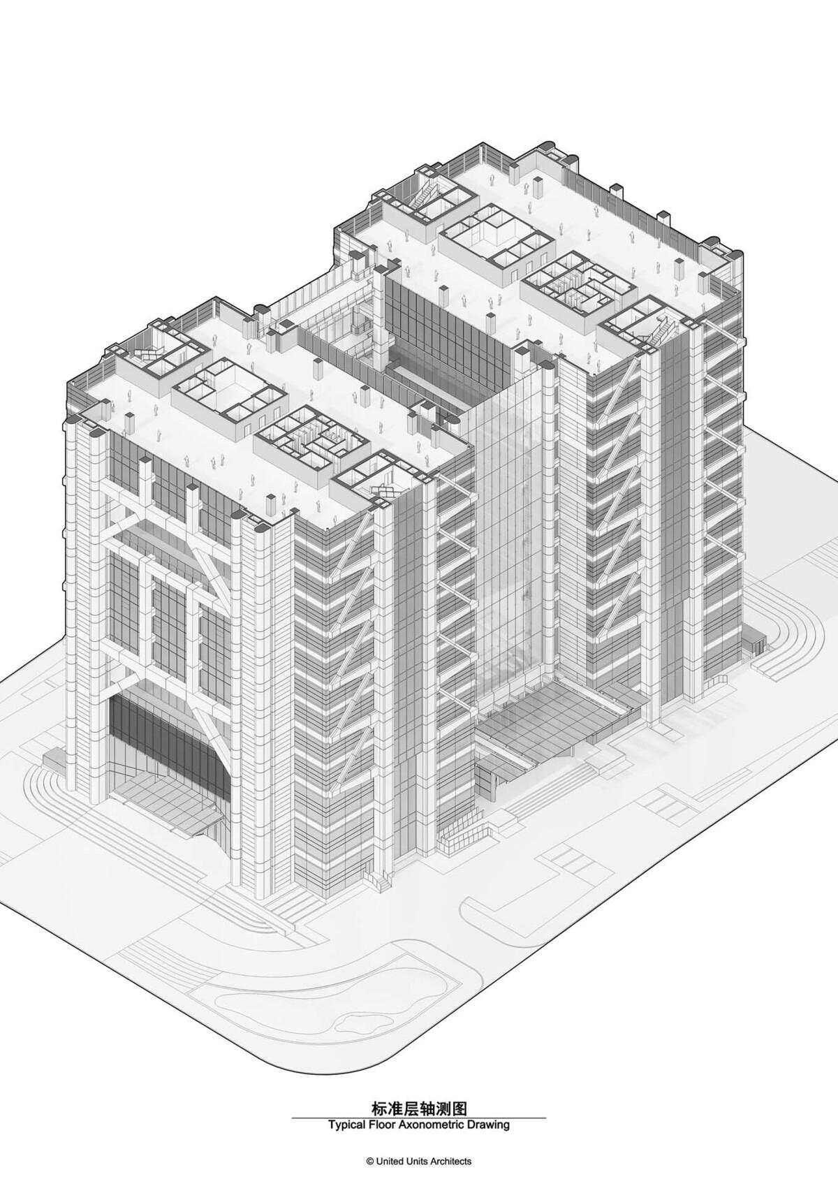 双擎大厦：瑞丰数字金融中心 / UUA建筑师事务所