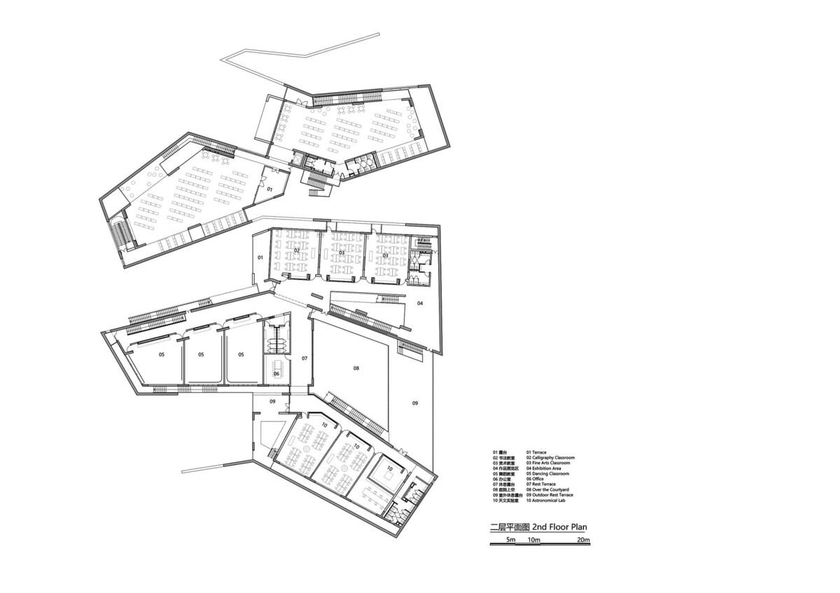 友兰中学图艺综合楼 / WAU建筑事务所