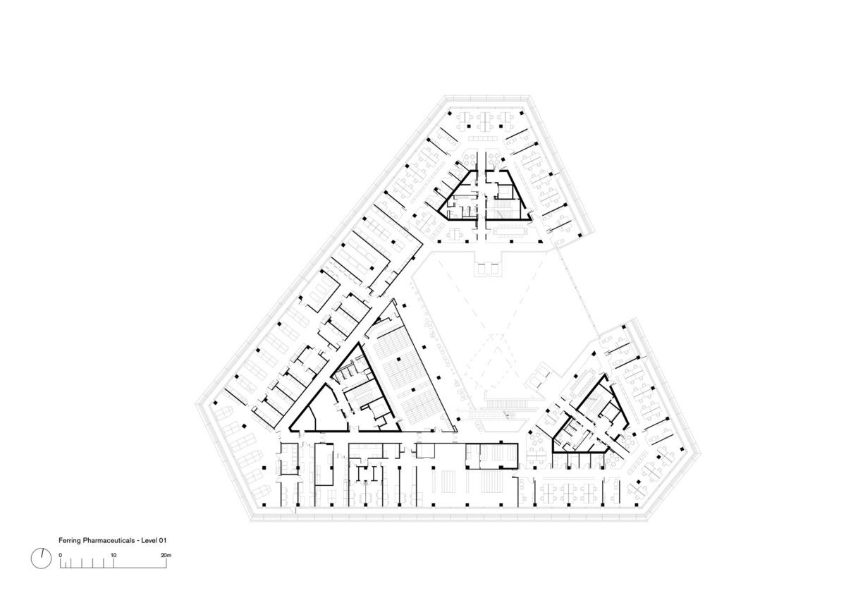 辉凌制药总部 / Foster + Partners