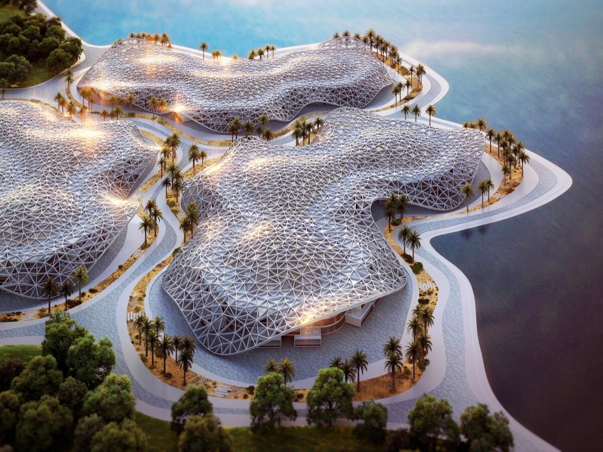 迪拜将打造新科技区 Creekside，净零碳区 / URB