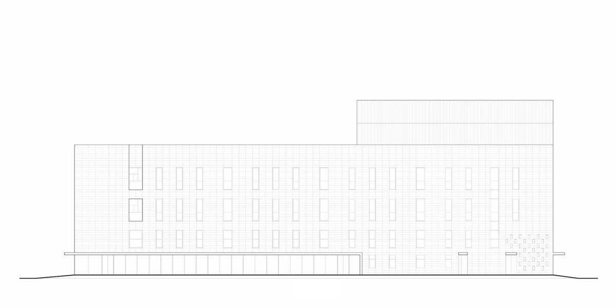 朝向天空的院子——北京通州潞城市民中心 / 意度建筑