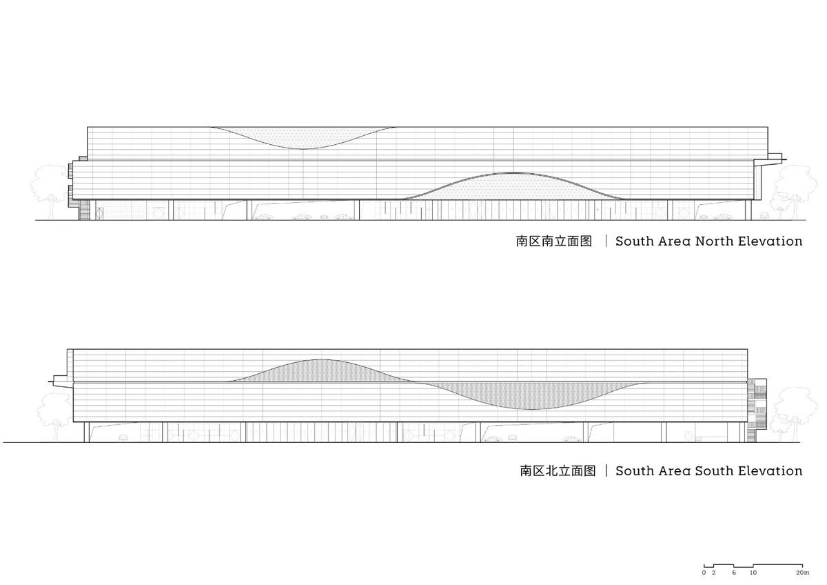 沪杭高速嘉兴服务区：公路上的综合体 / goa大象设计