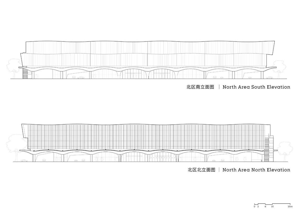 沪杭高速嘉兴服务区：公路上的综合体 / goa大象设计