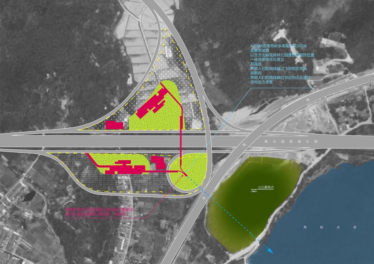 瞬间公园 INSTANT PARK：甬台温高速公路改扩建工程院桥服务区设计方案 / 也似建筑