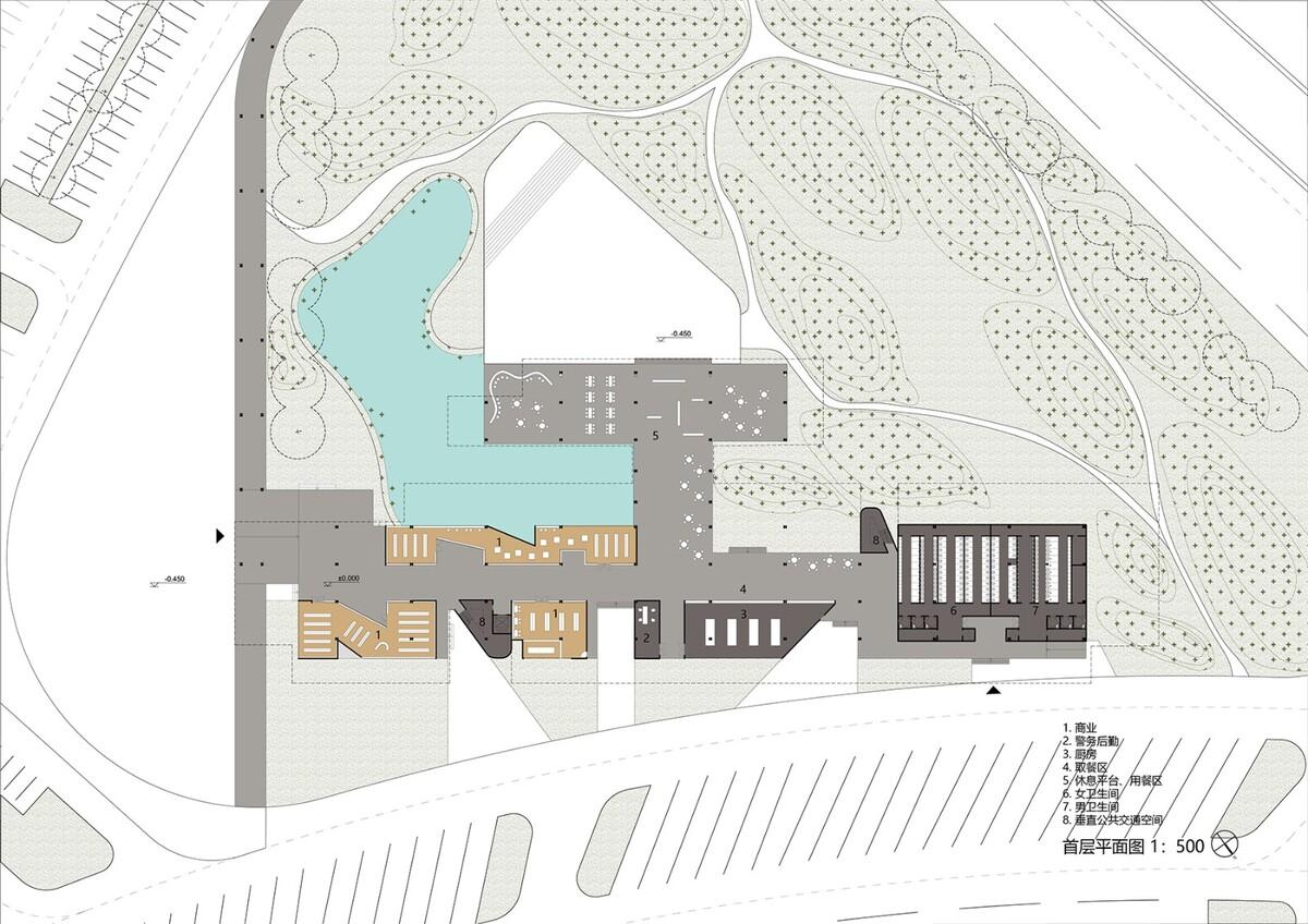 瞬间公园 INSTANT PARK：甬台温高速公路改扩建工程院桥服务区设计方案 / 也似建筑