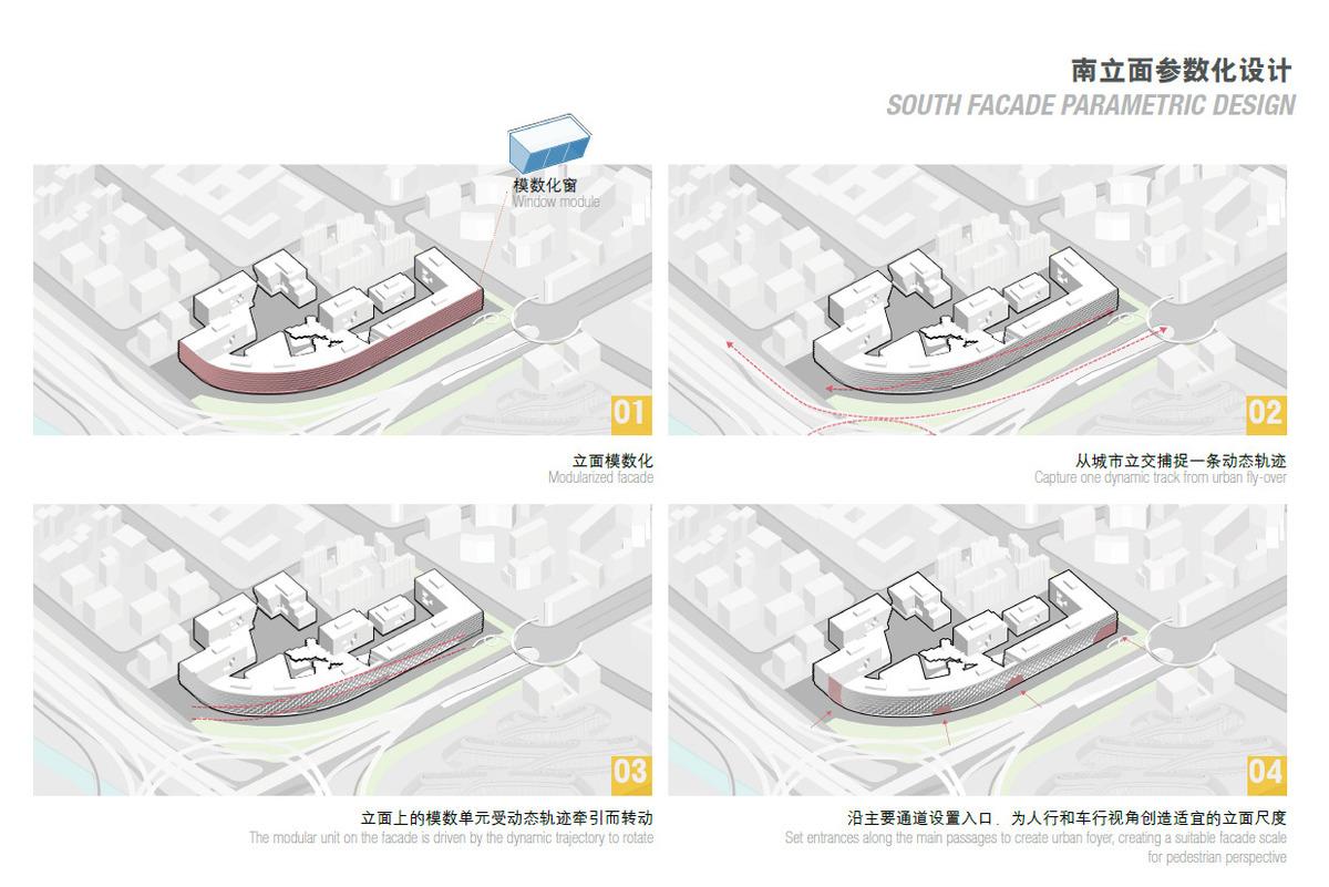律动绿洲，超越凝固时刻：临空超大型围合式建筑 / BAU建筑与城市设计事务所