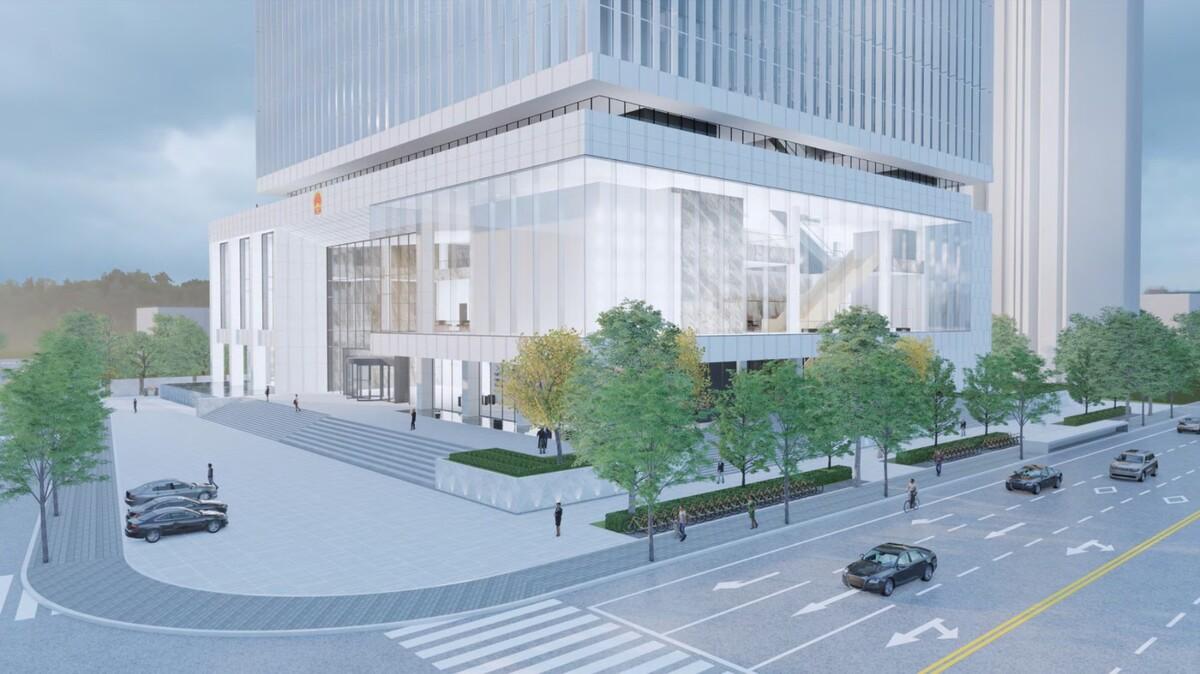 凝固的正义•常州市中级人民法院扩建 / 简和建筑