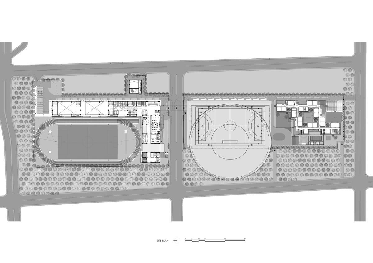 Shiv Nadar 学校 / Stephane Paumier Architects